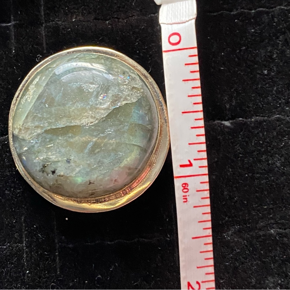 Statement Labradorite Cocktail Ring - image 8